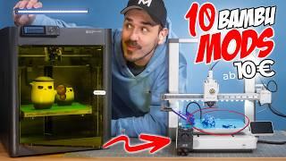 BQ Panda for Bambulab 3D printer | 10 useful mods from 10€! (A1, X1 & P1)