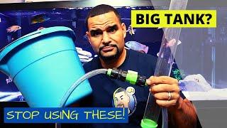 Fastest Aquarium Water Refill Method EVER Using a Water Pump!