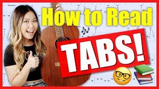 How To Read Guitar Tabs *INTERACTIVE* (w/On-Screen Practice Exercises & FREE Print Out Guide!) 