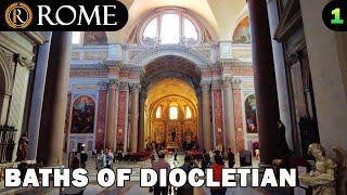 Rome guided tour   Baths of Diocletian (1) - S. Maria degli Angeli e dei Martiri [4K Ultra HD]