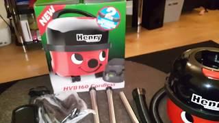 Numatic Henry cordless  unboxing and first look