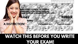 How to get A distinction in any exam!