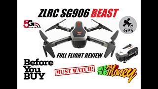 ZLRC SG906 CSJ-X7 BEAST FLIGHT REVIEW MUST WATCH BEFORE YOU BUY ONE!