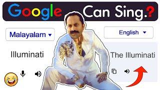 Google sings Illuminati - Aavesham  | Google Translate Version | Aju Jonn