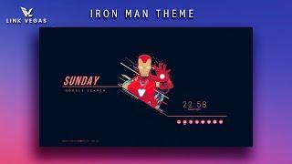 Iron Man Theme For Desktop | Windows 10 Customization | Rainmeter Theme | Best Windows Theme