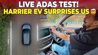 Tata Harrier EV ADAS Features Tested LIVE | Real Road Demo!