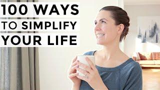 100 TINY Ways to Simplify Your Life »  Minimalist Tips for a SIMPLE LIFE