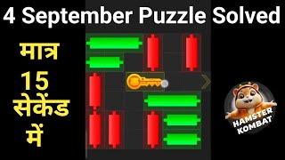 Today 4 September Daily Mini Game | Hamster Kombat Daily Combo Card | hamster Cipher Code 4 Sept