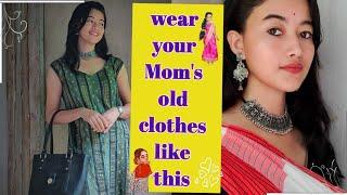 I wore my mom's old clothes to look stylish || RiTiSmiTa KaLiTa ||