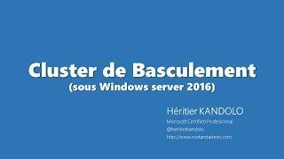 Failover Clustering in Windows Server