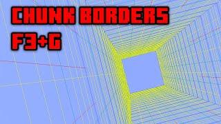 How to View Chunk Borders in Minecraft | F3 + G command tutorial #shorts