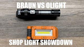 Braun vs Olight - Shop Light Showdown