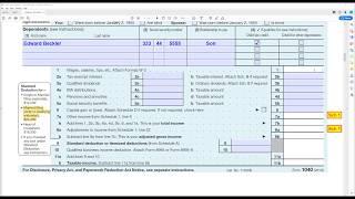 How to fill out IRS form 1040 for 2019. Free software. See link below.