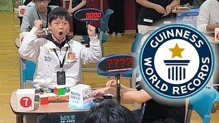 NEW: Fastest Ever 3x3x3 Cube Solve! - Guinness World Records