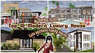 Top 10 Modern House IDs You Should Try in Sakura school simulator// ChiChi Sakura II