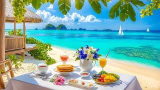 Jazz & Beach - Relax and Unwind with Seaside Tea Break Ambience & Bossa Nova Music Ocean Waves