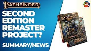 Pathfinder Second Edition Remaster Project Incoming! A Sly Strategist Summary