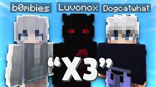 I Spent a Day with BEDWARS TRYHARDS (Ft. Luvonox, B0MBIES, and Dogcatwhat)