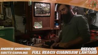 REECOIL Full Reach Chainsaw Lanyard: TreeStuff.com Customer Andrew Giordano's Review In The Field