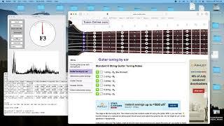 Trying To Tuning A Guitar By Ear From a Website.