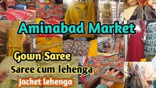 Aminabad Market Lucknow | Wedding Wear Designer Dresses | Gown Saree, Designer lehenga #aminabad #yt