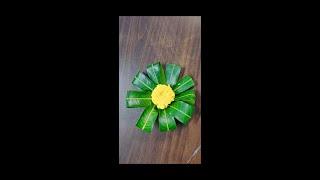 Simple pooja decor | mango leaf decoration| maa ellai | poojai backdrop ideas | shine's creativity