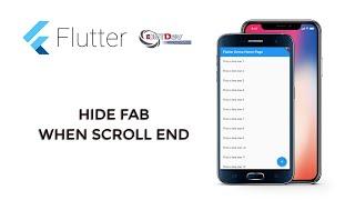 Flutter Tutorial - Hide Button when scroll end List View