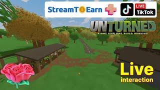 Unturned - interactive game for TikTok live. Make Money with Stream To Earn