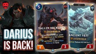 Darius Draven Overwhelm CRUSHES the Ladder!  |  Deck Guide & Gameplay  |  Legends of Runeterra