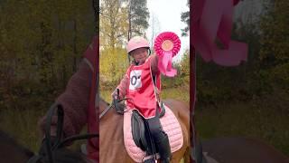 We participated in endurance riding COMPETITION #shorts #horseriding #horse