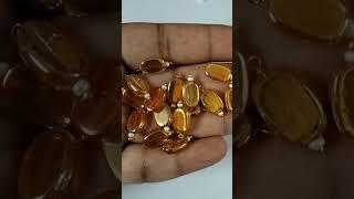 Golden Color Tab Beads www.Prisara.com 8951212424