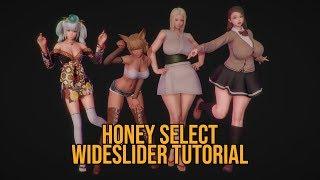 Honey Select Wide Slider Tutorial + Slider limit change