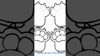 how to draw mochi paws
