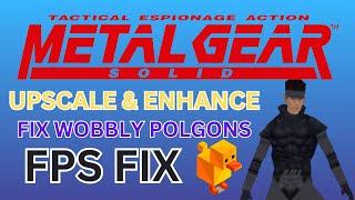 Metal Gear Solid | Duckststion Enhancement Guide | FIX FPS, Widescreen & Fix Wobbly Polygons