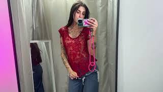 [4K] See Through Try On Haul | Transparent Clothes TOP