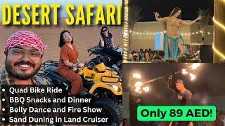 Amazing DESERT SAFARI in DUBAI | Sand Bashing, Quad Bike, Dance and BBQ Dinner