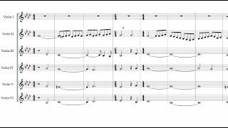Barber's Adagio for Strings—Arranged for 6 Violins by David Rehner