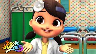 Doktor şarkısı | Çocuklar için tekerlemeler | Boom Buddies Türkçe | Eğitim videoları