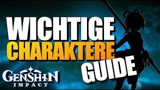 DIESE CHARAKTERE brauchst du DRINGEND in GENSHIN! ANFÄNGER Guide I Genshin Impact