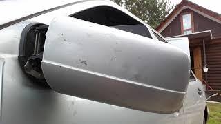Демонтаж зеркала заднего вида w210