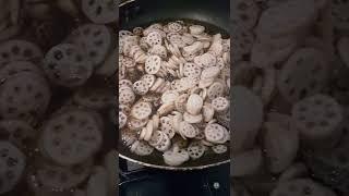 Braised lotus roots | Lotus roots recipe | Nelum ala recipe Korean style |   Korean cooking video