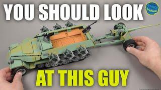 Double Pack: Driving Half-Track with Throwing Frame + PAK 40 (Speed Build Review)