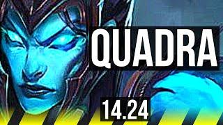 KALISTA & Renata Glasc vs CORKI & Rell (ADC) | Quadra, 66% winrate, Godlike | KR Challenger | 14.24