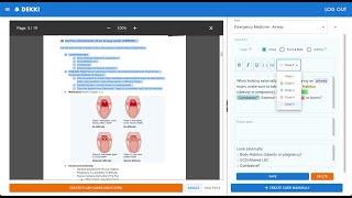 How to generate flashcards with Dekki AI