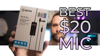 Must Have $20 Lav Mic For Beginners | BOYA BY-M1 Pro Review