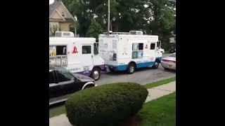 ICE CREAM TRUCK WARS: SOFT ICE CREAM VS MISTER SOFTEE!!!!! (Yonkers)