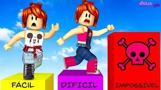 Roblox - PARKOUR IMPOSSÍVEL DAS CORES! (The Impossible Obby Remake)