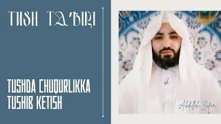 Tush taʼbiri-73 | Tushda chuqurlikka tushib ketish | Shayx Abdulloh Zufar hafizahulloh