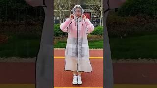 There is no need to use polythene when walking on the road when it is raining #tranding