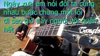 Buồn - Duy Khánh - Karaoke Beat Acoustic